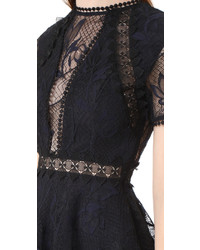 Nicholas Iris Lace Mini Paneled Dress