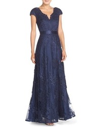 Aidan Mattox Corded Lace Gown