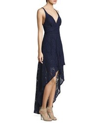 Laundry by Shelli Segal Hi Lo Lace Gown