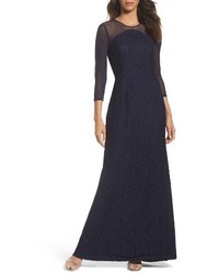 Adrianna Papell Lace Gown