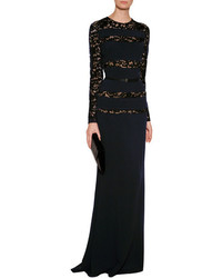 Elie Saab Lace Paneled Gown