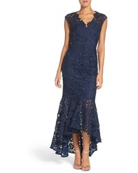 Shoshanna Regina Lace Highlow Gown