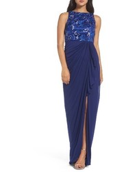 Adrianna Papell Sequin Lace Gown