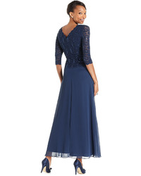 Alex Evenings Sequined Lace Gown