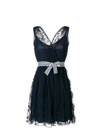 Ermanno Ermanno Sleeveless Lace Wrap Dress