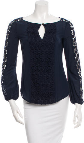 Tory Burch Floral Lace Blouse, $65 | TheRealReal | Lookastic