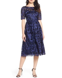 Adrianna Papell Embroidered Party Dress