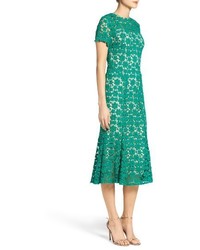 Shoshanna Guipure Lace Midi Dress