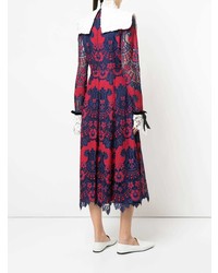 Macgraw Lace Trim Bow Dress