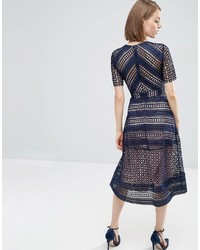 Asos Premium Occasion Lace Midi Dress