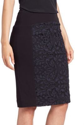 lace panel skirt