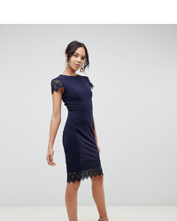 Paper Dolls Tall Midi Dress With In Navy