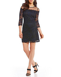 Adrianna Papell Adele Lace Shift Dress