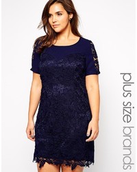 Lovedrobe Embroidered Shift Dress With Sweetheart Neckline