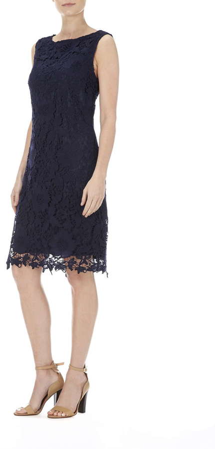 wallis black lace shift dress