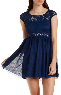 charlotte russe royal blue dress