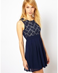 Yumi Skater Dress With Lace Top