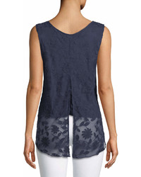 Neiman Marcus Lace High Low Tank
