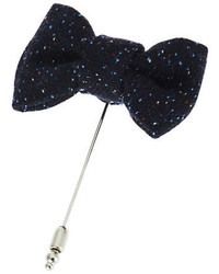 Penguin Speckled Bow Lapel Pin