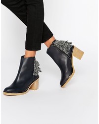 Miista Brianna Heeled Leather Ankle Boots