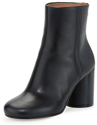 maison margiela leather ankle boots