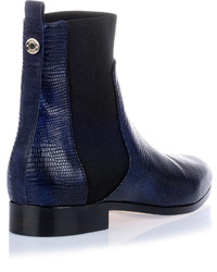 Jimmy Choo Mane Embossed Leather Ankle Boot