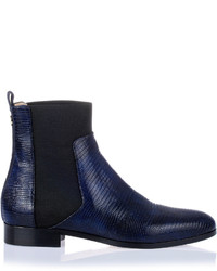 Jimmy Choo Mane Embossed Leather Ankle Boot