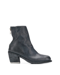 Guidi Rear Zip Ankle Boots