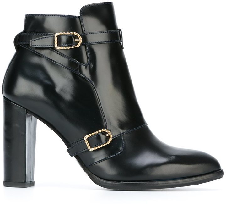 Hilfiger Tommy X Gigi Hadid Buckle Detail Ankle Boots, $232 | farfetch.com | Lookastic