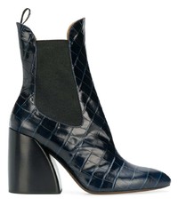 Chloé Wave 90 Embossed Ankle Boots