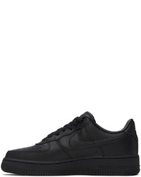 Nike Black Air Force 1 07 Fresh Sneakers