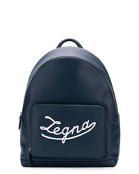 Ermenegildo Zegna Contrast Logo Backpack