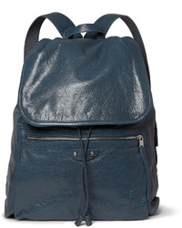 Balenciaga Creased Leather Backpack