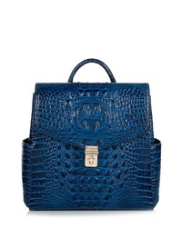 Brahmin Liz Convertible Leather Backpack In Sapphire At Nordstrom