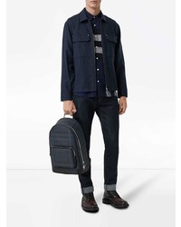 Burberry London Check And Leather Backpack