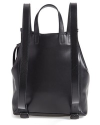 Loeffler Randall Mini Leather Backpack Black
