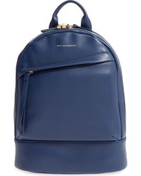 WANT Les Essentiels Mini Piper Leather Backpack Blue
