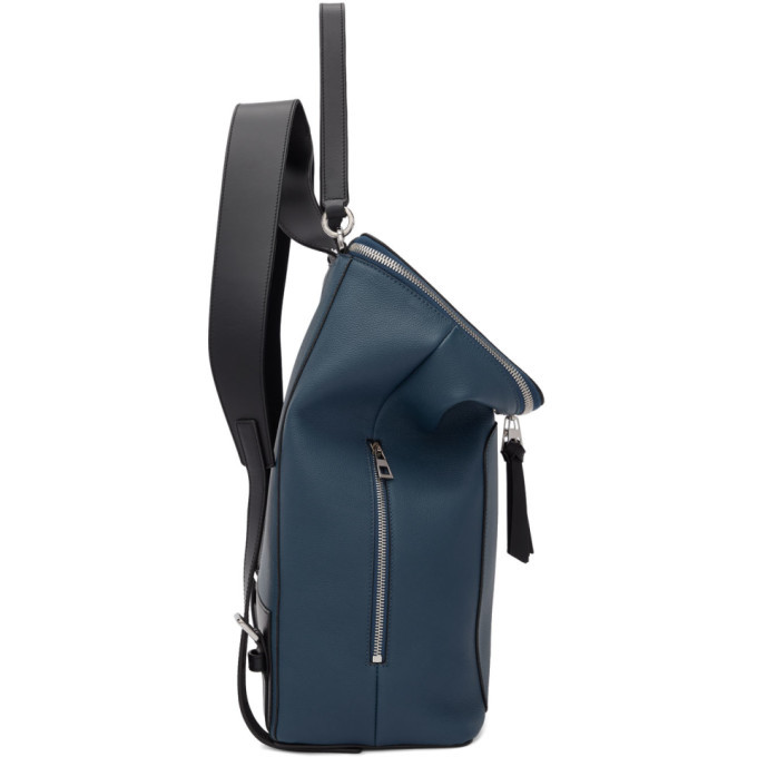 Loewe - Goya Leather Backpack - Midnight blue Loewe