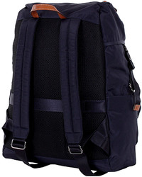 Bric's Navy X Bag Excursion Backpack