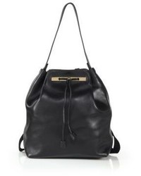 The Row Smooth Leather Backpack 9
