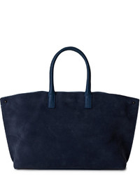 Akris Ai Small Colorblock Top Handle Bag Blue Pattern