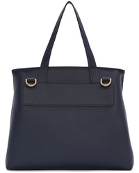 Mansur Gavriel Blue Leather Lady Bag