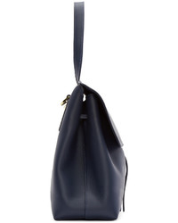 Mansur Gavriel Blue Leather Lady Bag