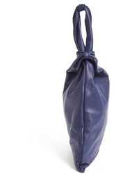 Creatures of Comfort Large Nappa Leather Malia Bag Blue