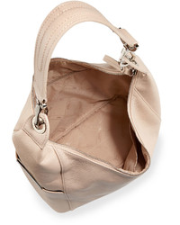 Longchamp Le Foulonn Small Leather Hobo Bag