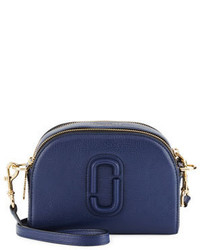 Marc Jacobs Shutter Small Leather Camera Bag Midnight Blue