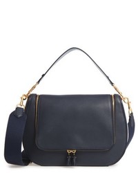Anya Hindmarch Vere Maxi Leather Satchel Blue