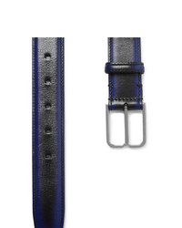 Berluti 3cm Blue Leather Belt