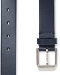 Givenchy 4cm Navy Leather Belt
