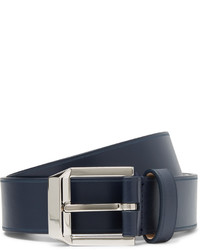 Givenchy 4cm Navy Leather Belt